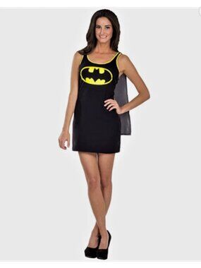 NEW Rubie's DC Superheroes Batgirl Dress W/ Removable Cape, Sz. L